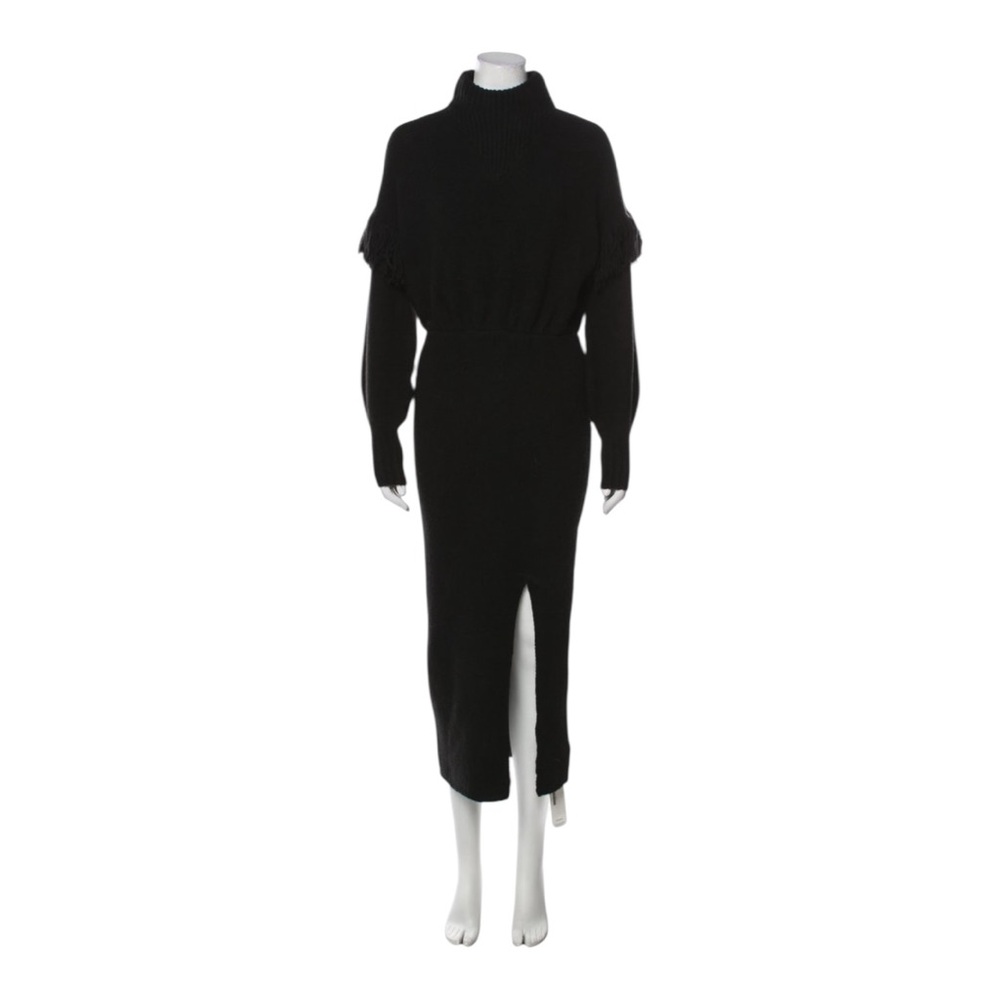 SAYLOR Black Long Sleeve Knit Dress